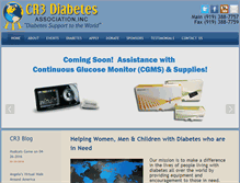 Tablet Screenshot of cr3diabetes.org